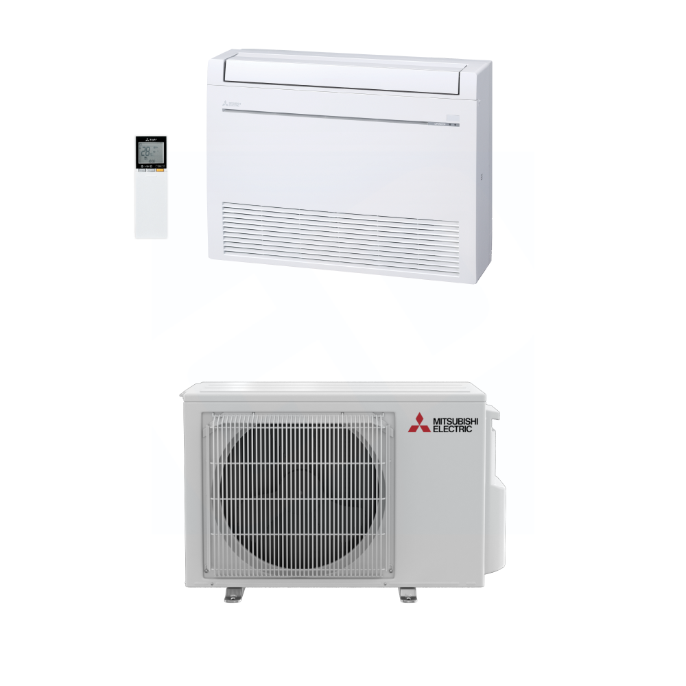Mitsubishi MFZ-KX09NL & SUZ-AA09NL 9,000 BTU 21.6 SEER2 Floor Mitsubishi MFZ-KX09NL & SUZ-AA09NL 9,000 BTU 21.6 SEER2 Floor