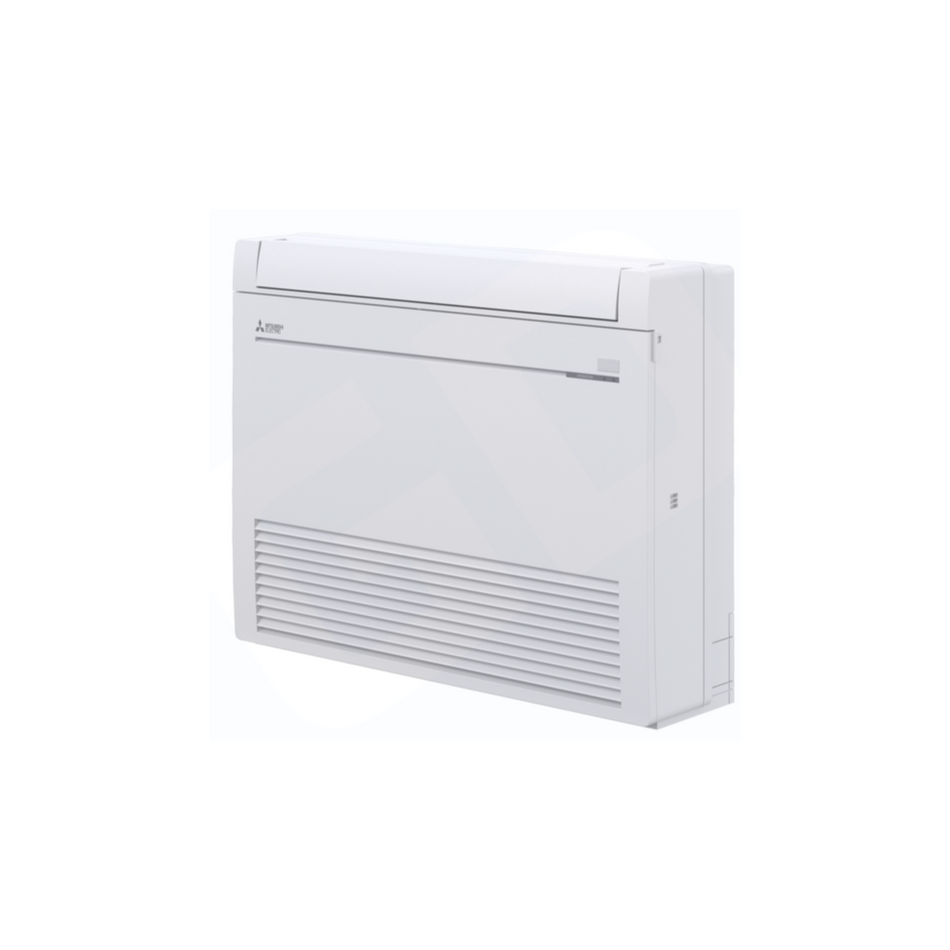 Mitsubishi MFZ-KX18NL & SUZ-AA18NLHZ 18,000 BTU 17.2 SEER2 Hyper Heat Floor-Mounted System - R454B