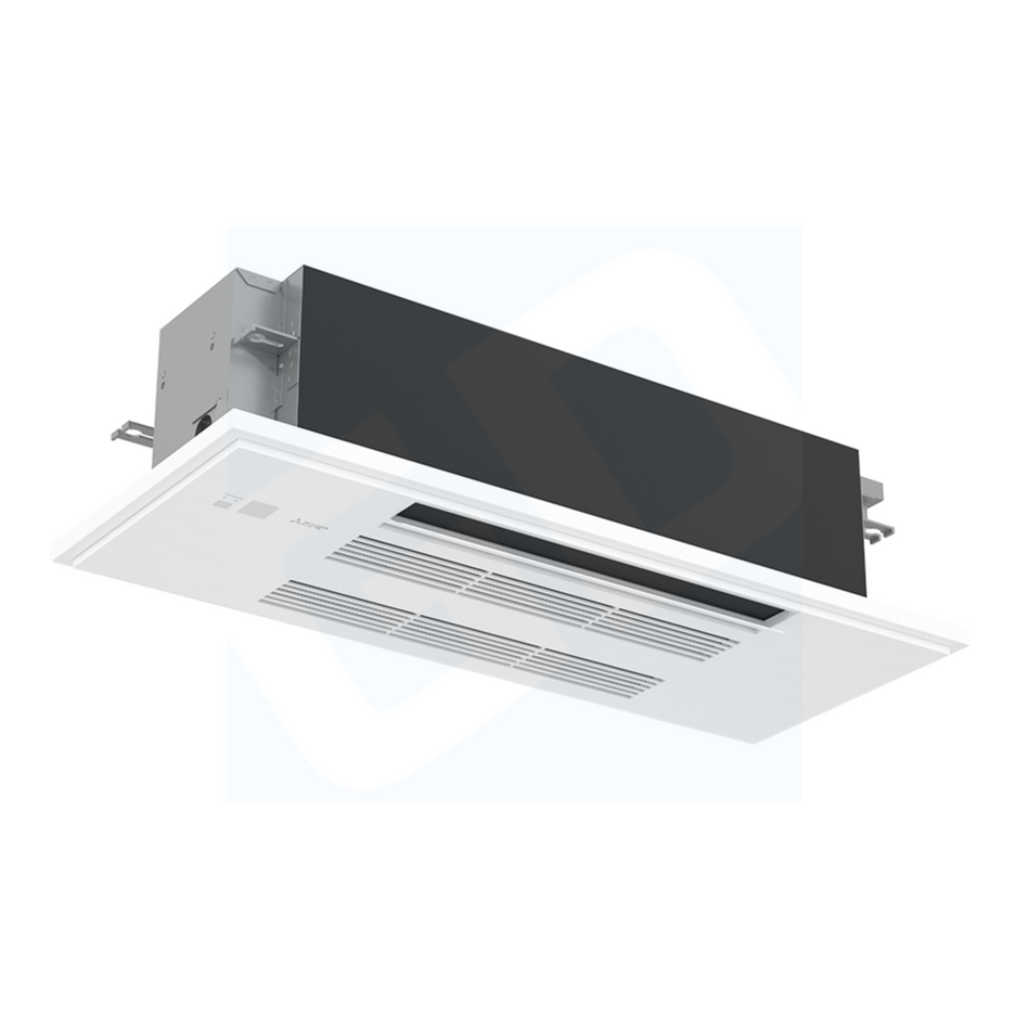 Mitsubishi MLZ-KX12NL 12,000 BTU One-Way Ceiling Cassette Indoor Unit (w/ Grille) - R454B