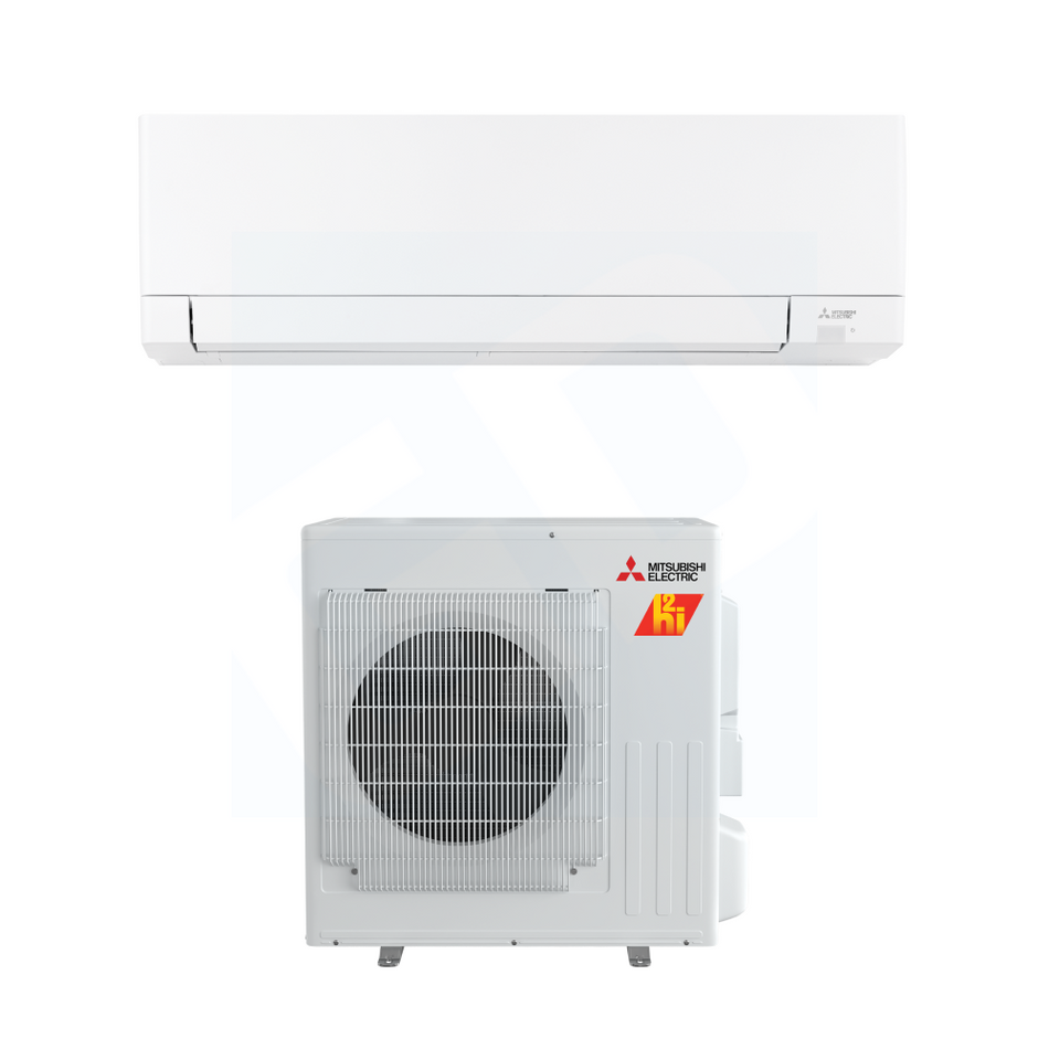 Mitsubishi MSZ-GX24NL & MUZ-GX24NLHZ 24,000 BTU 21.5 SEER2 Wall Mounted Hyper Heating Heat Pump System - R454B