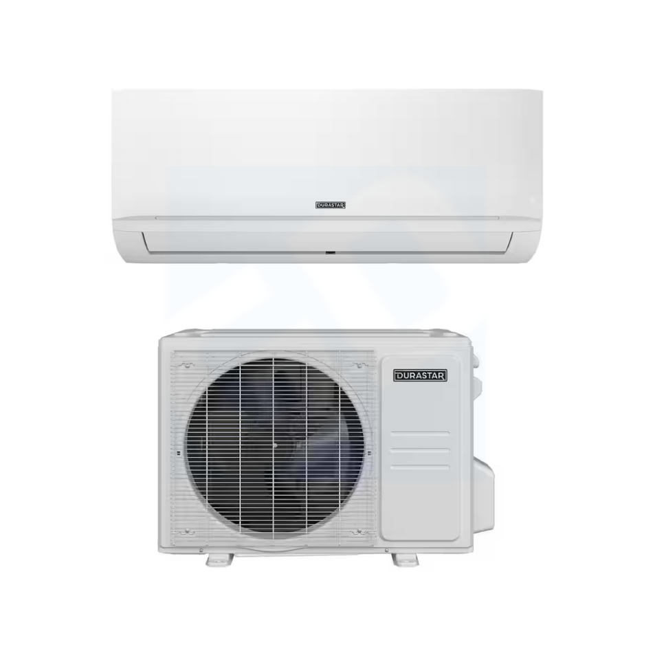 Durastar DRAW09F2A & DRA1H09S2A 9,000 BTU 26.0 SEER2 Wall Mounted Sirius Heat Heat Pump System - R454B