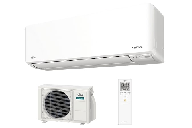 Fujitsu 12,000 BTU 23.0 SEER Mid-Tier Extra Low Temp Wall Mounted Single Zone System - R410A