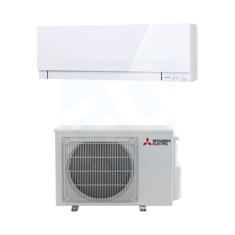 Mitsubishi MSZ-EX12NLW & SUZ-AA12NL 12,000 BTU 21.7 SEER2 Wall Mounted Heat Pump System - R454B