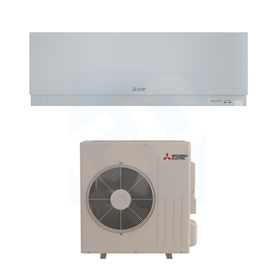 Mitsubishi MSZ-EX18NLS & SUZ-AA18NL 18,000 BTU 17.5 SEER2 Wall Mounted Heat Pump System - R454B