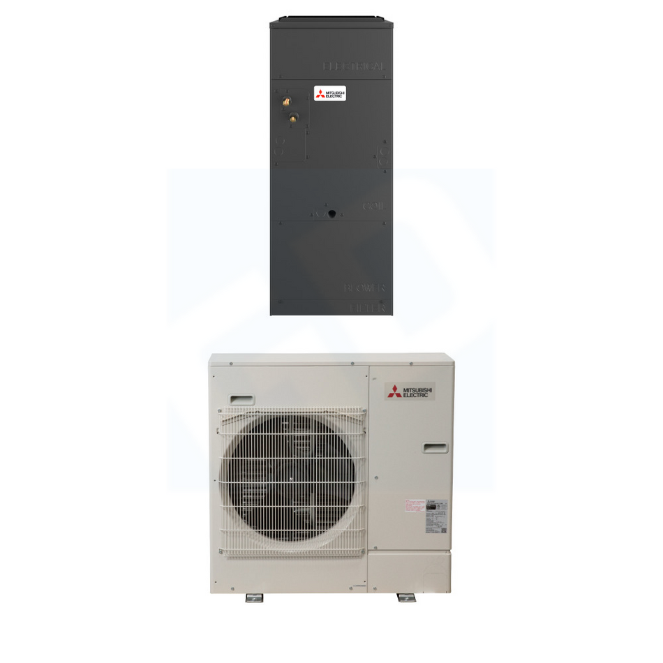 Mitsubishi PVA-AA30NL & PUY-AH30NL 30,000 BTU 18 SEER2 Multi-Position Air Handler Cooling Only System - R454B