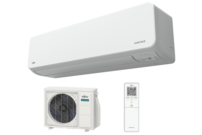 Fujitsu 15,000 BTU 25.3 SEER Extra Low Temp Wall Mounted Single Zone System - R410A