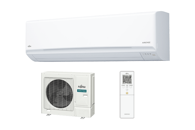 Fujitsu 24,000 BTU 22.5 SEER Mid-Tier Wall Mounted Single Zone System - R410A