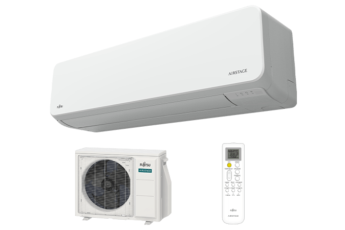 ෆ Fujitsu 24,000 BTU 19.0 SEER Entry Tier Wall Mounted Single