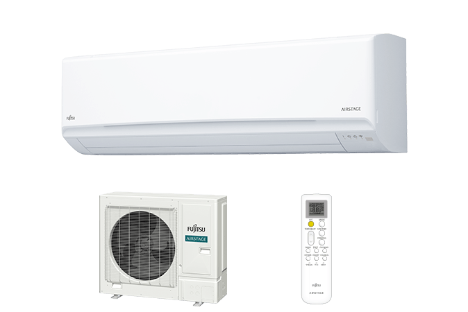 Fujitsu AOUH30KPAS1 & ASUH30KPAS 30,000 BTU 22.0 SEER2 Altair 500 Wall Mounted Heat Pump System- R32