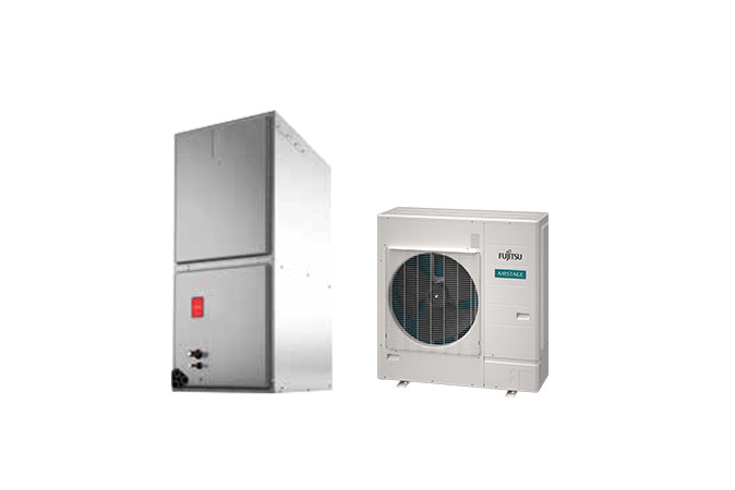 Fujitsu 30,000 BTU 19.1 SEER Extra Low Temp Multi-Position Air Handler Single Zone System - R410A