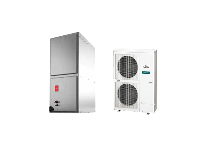 Fujitsu 48,000 BTU 17.0 SEER Multi-Position Air Handler Single Zone System - R410A