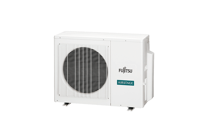 Fujitsu 24,000 BTU Multi-Zone Outdoor Heat Pump Unit Got Ductless