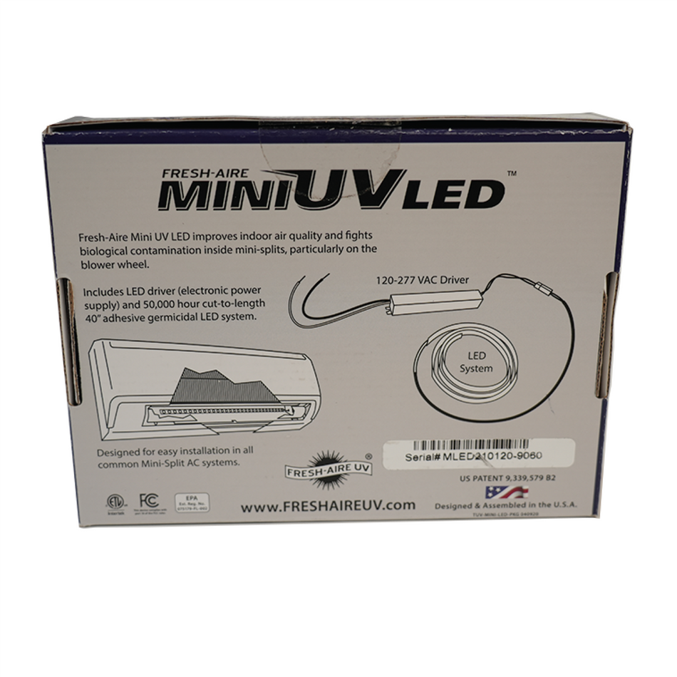 DiversiTech Mini Split UV LED Anti-Microbial Lights