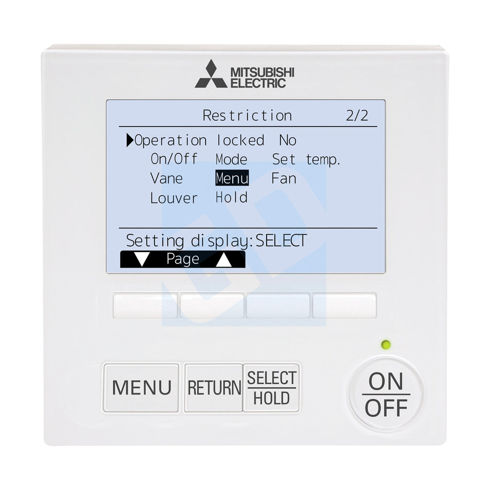 Mitsubishi Wired Digital Thermostat (PAR-40MAAU)