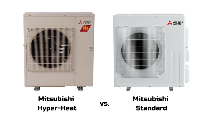 Mitsubishi Hyper Heat vs. Mitsubishi Standard Heat Pump: Which One Should I Choose?