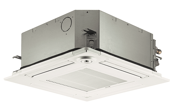 Mitsubishi 12,000 BTU Single Zone 4 Way Ceiling Cassette Options (Standard HP)