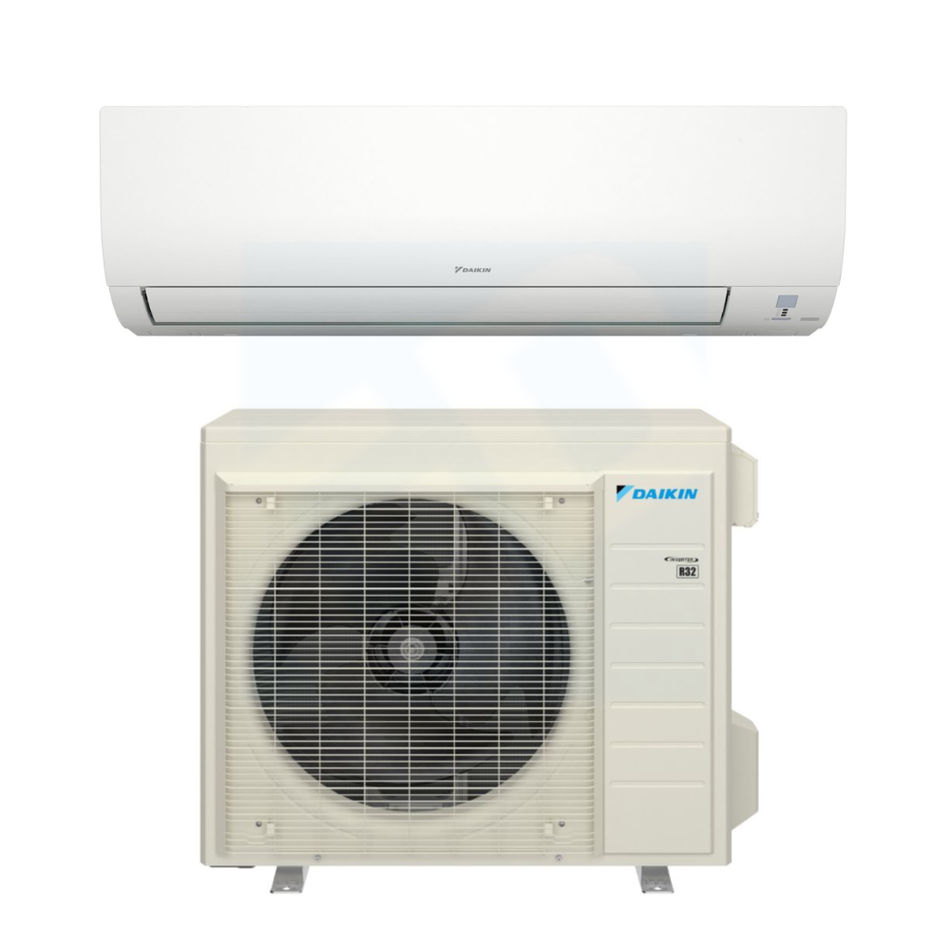 Daikin FTXF09BVJU9 & RXF09BVJU9 9,000 BTU 21 SEER2 Oterra Wall Mounted Heat Pump System - R32