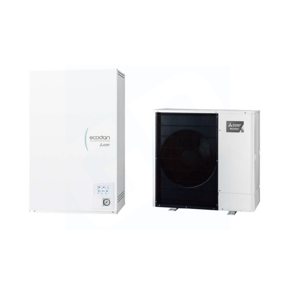 Mitsubishi ERSF-NM6E & WUZ-SA24NMZ 24,000 BTU Ecodan Air to Water Heat Pump w/ Hydrobox