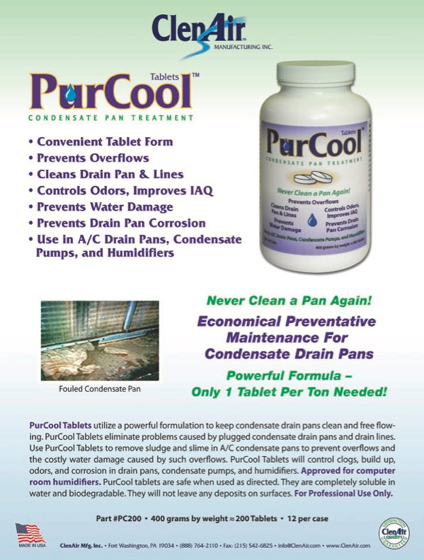 Nu-Calgon PurCool Condensate Pan Cleaning Tablets