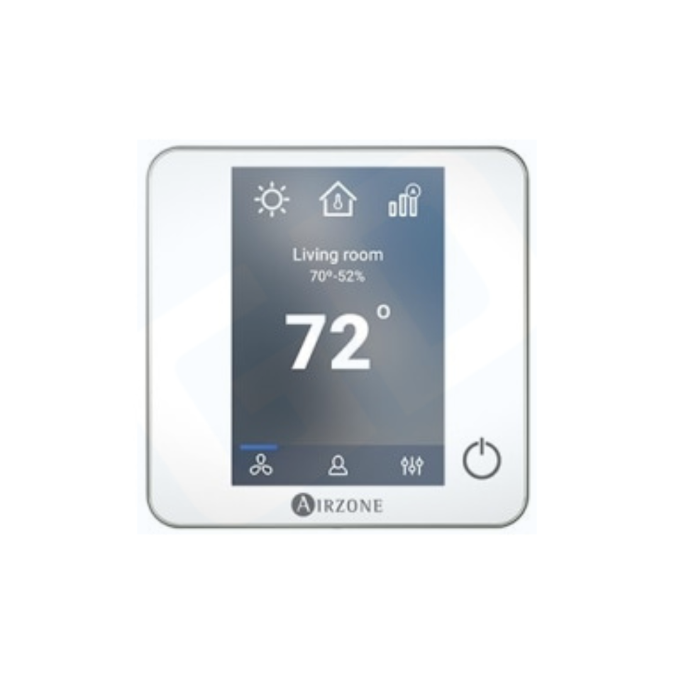 Airzone AZS62BLUEZEROCB S62 Blueface Zero Wired Thermostat (White)