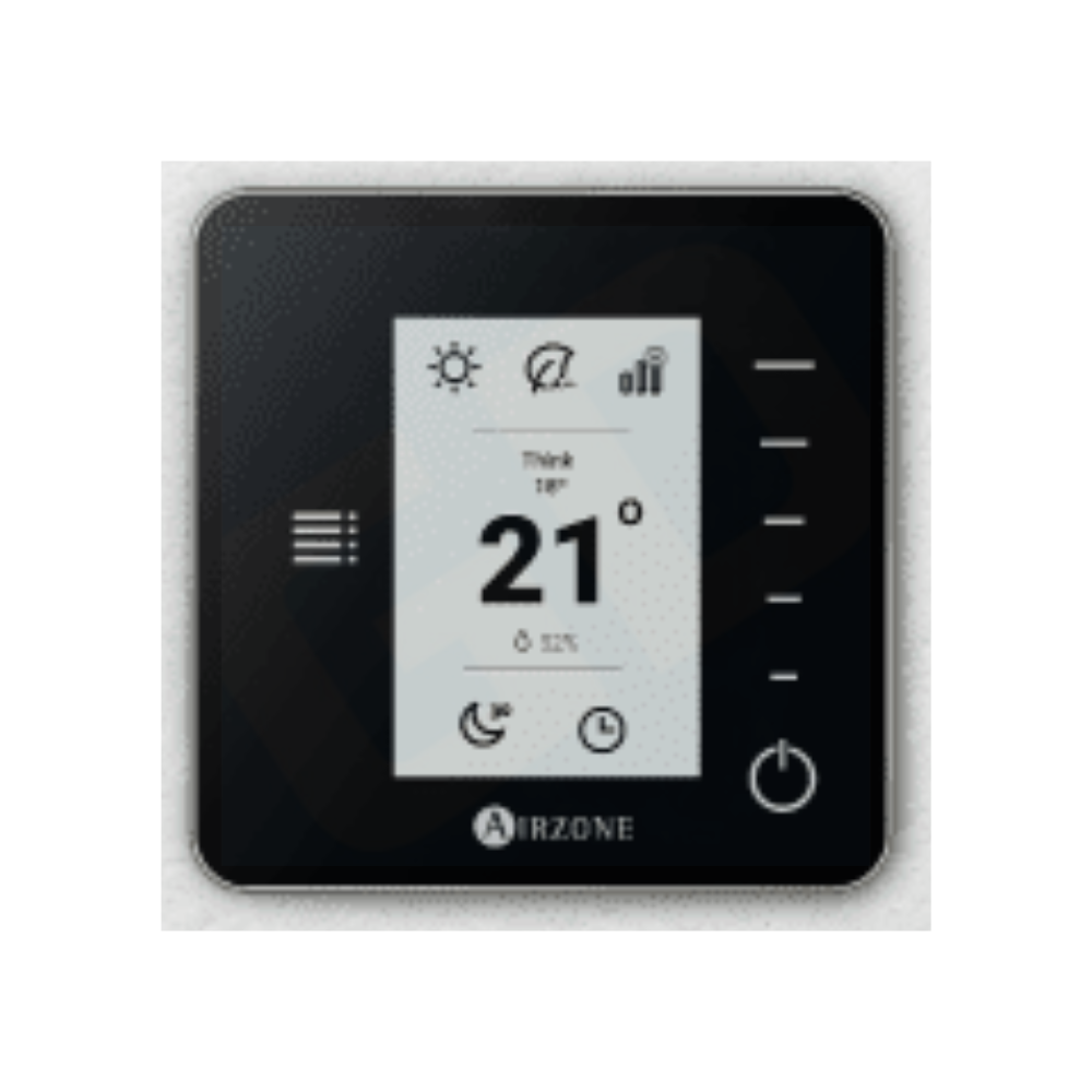Airzone AZS62THINKRN S62 Think Wireless Thermostat (Black) – Got Ductless