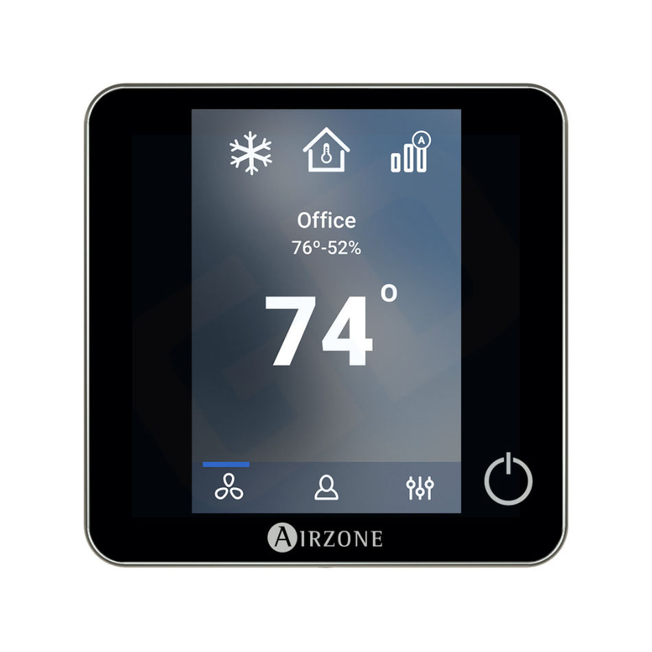 Airzone AZVAFBLUEZEROCN Blueface Zero Principal Thermostat (Black)