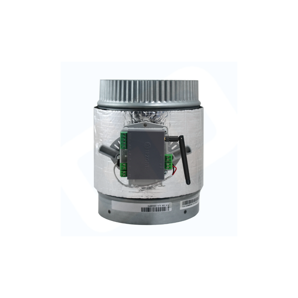 Airzone AZVAFDAMPER06R 6" Wireless Intelligent Round Damper