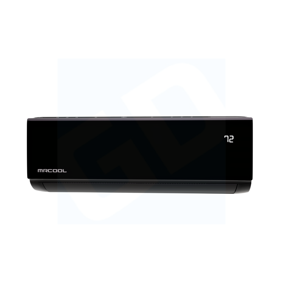 Mr. Cool DIYS-12-HP-115A11-O 12,000 BTU 17.5 SEER2 Select Black Wall Mounted Heat Pump System (115V) - R454B