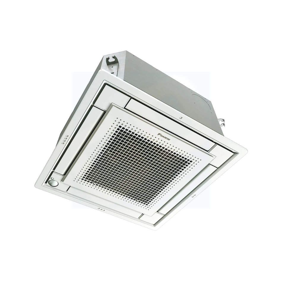Daikin FFA15AVJU9 & RXV15AVJU9 15,000 BTU 19.6 SEER2 Four-Way Ceiling Cassette Heat Pump System (w/ Panel) - R32