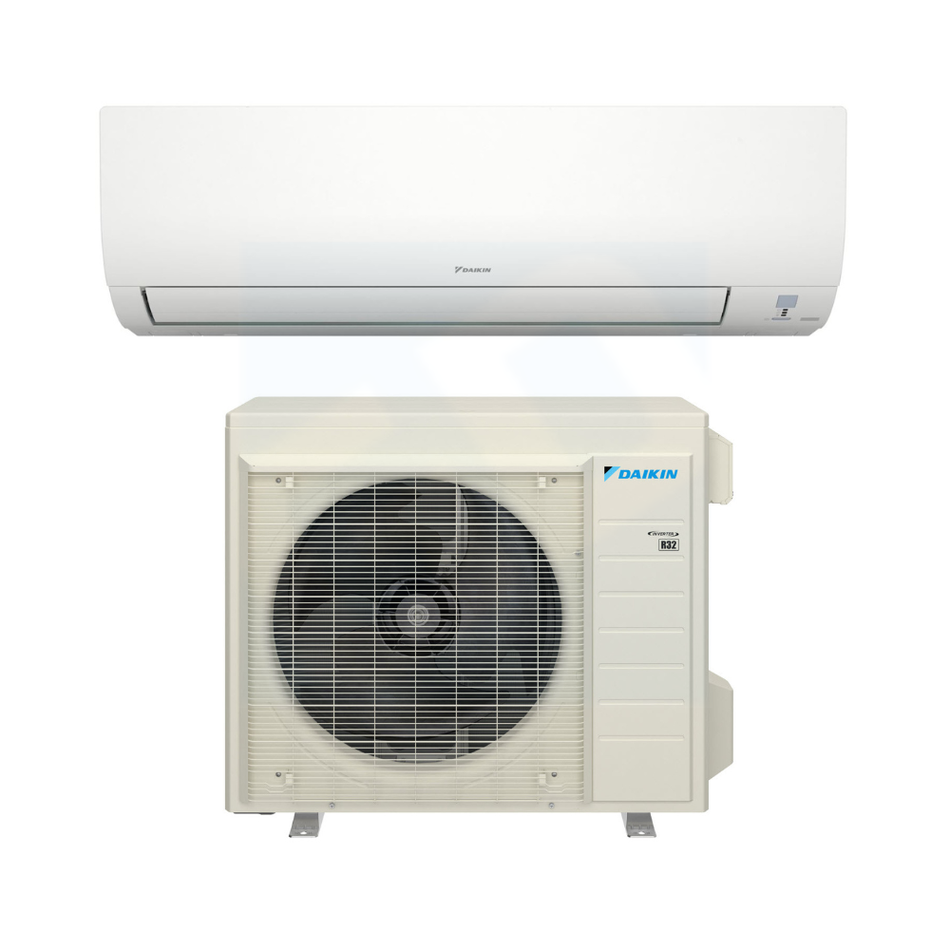Daikin FTXQ12ASBU9 & RXQ12ASBU9 12,000 BTU 20 SEER2 Oterra Wall Mounted Heat Pump System (115V) - R32