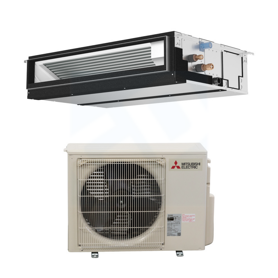 Mitsubishi PEAD-AA18NL & PUY-AK18NL 18,000 BTU 20.1 SEER2 Horizontal-Ducted Cooling Only System - R454B