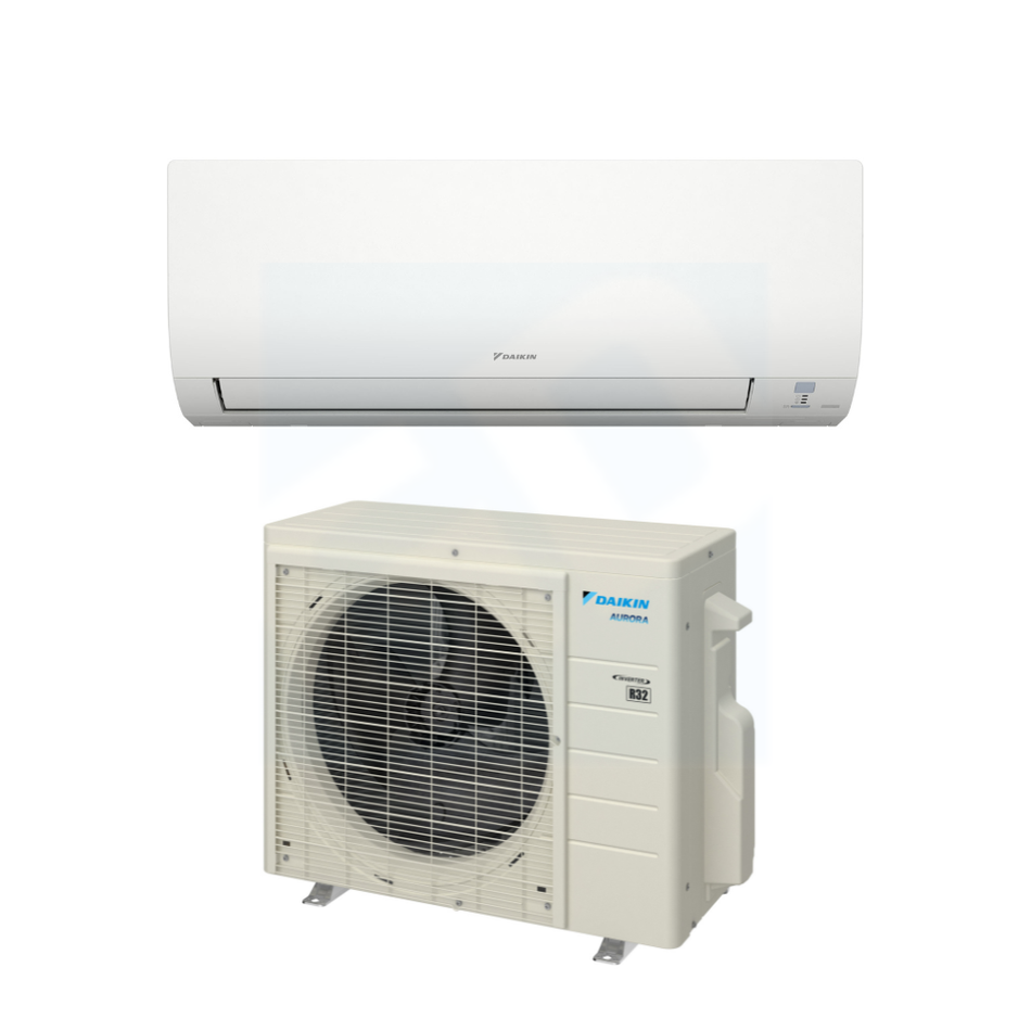 Daikin FTXV09AVJU9 & RXT09AVJU9 9,000 BTU 21 SEER2 Wall Mounted Aurora Extreme Low Heat Pump System - R32