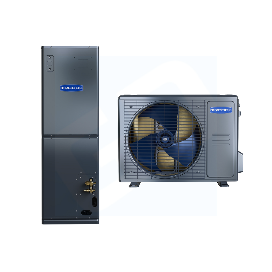 Mr. Cool DIY UHP1830AH30-O 30,000 BTU 17.2 SEER2 Universal Multi Position Air Handler Heat Pump System - R454B