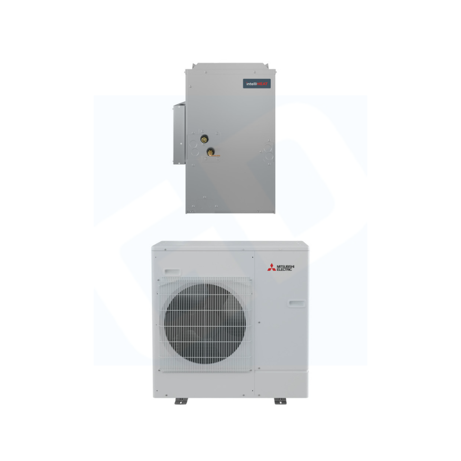 Mitsubishi PAA-BA30NL & PUZ-AH30NL 30,000 BTU 16.1 SEER2 Cased Coil Heat Pump System - R454B