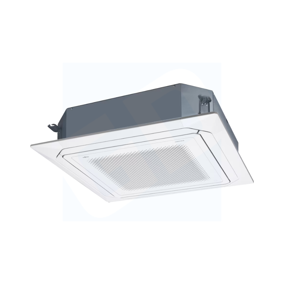 Fujitsu AUUH48KUAS & AOUH48KUAH1 48,000 BTU 21.5 SEER2 Circular-Flow Ceiling Cassette Cold-Climate Heat Pump System - R32