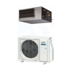 Fujitsu ARUH12KUAS & AOUH12KUBS1 12,000 BTU 19.1 SEER2 Mid Static Ducted Heat Pump System - R32