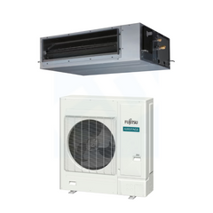 Fujitsu ARUH30KUAS & AOUH30KUAS1 30,000 BTU 18.5 SEER2 Mid Static Ducted Heat Pump System - R32