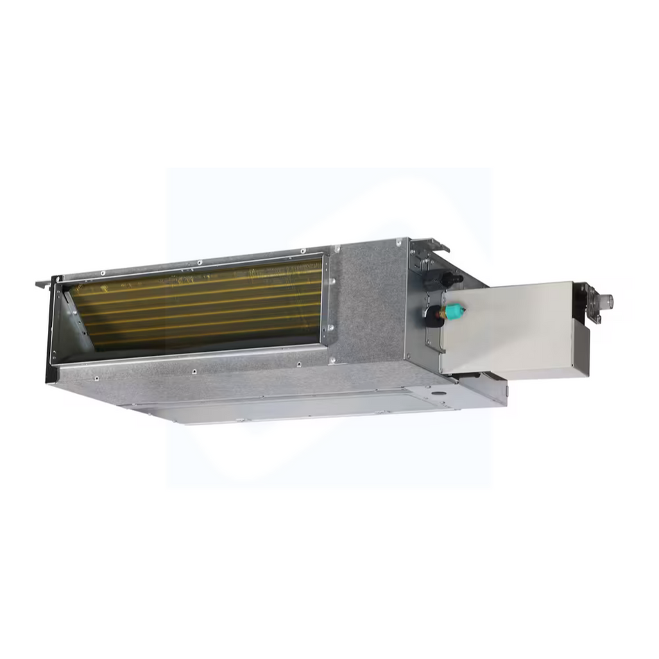 Durastar DRADL0612F2A & DRA1H12S2A 12,000 BTU 20.0 SEER2 Low Static Ducted Sirius Heat Heat Pump System - R454B