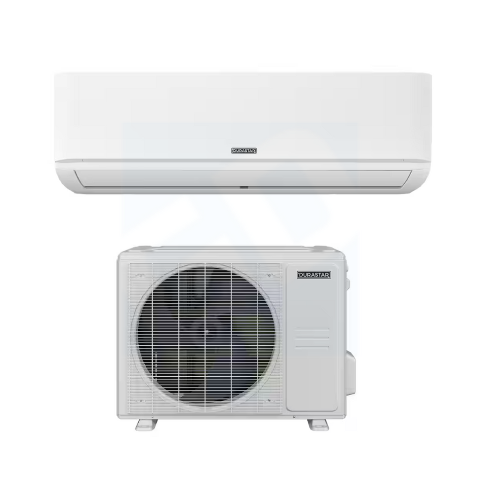 Durastar DRAW24F2A & DRA1U24S2A 24,000 BTU 23.5 SEER2 Wall Mounted Heat Pump System - R454B