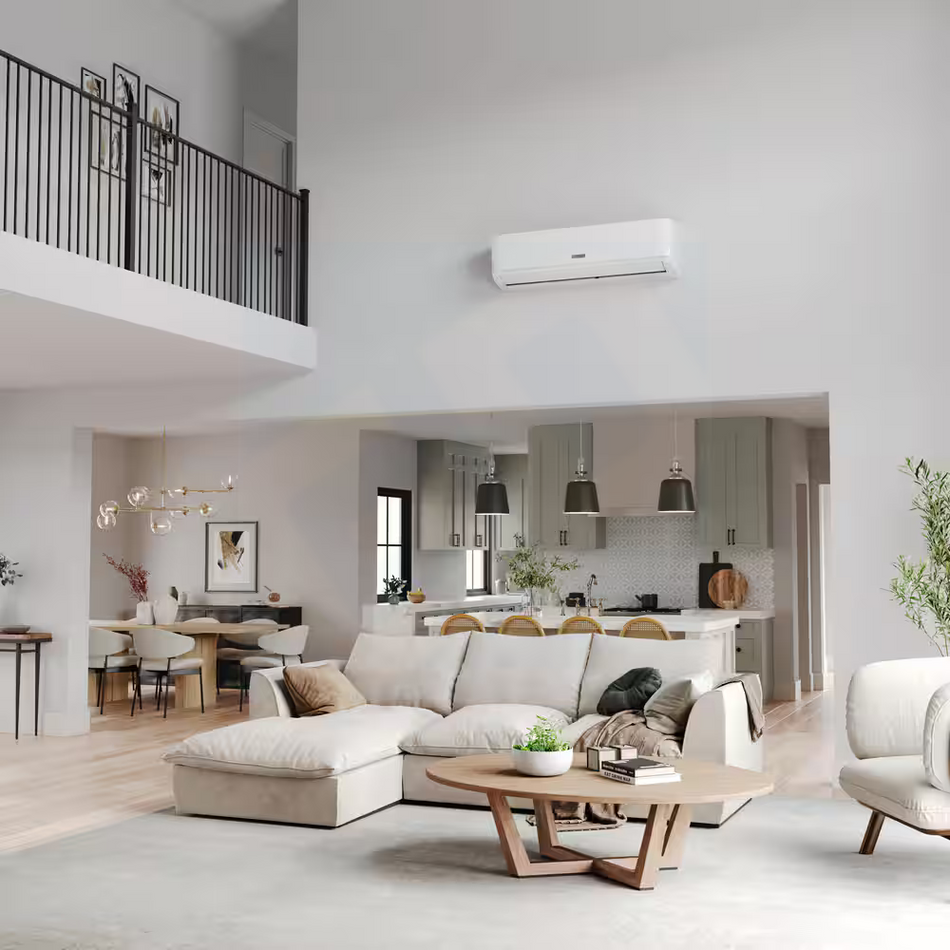 Durastar DRAW24F2A & DRA1H24S2A 24,000 BTU 22.3 SEER2 Wall Mounted Sirius Heat Heat Pump System - R454B