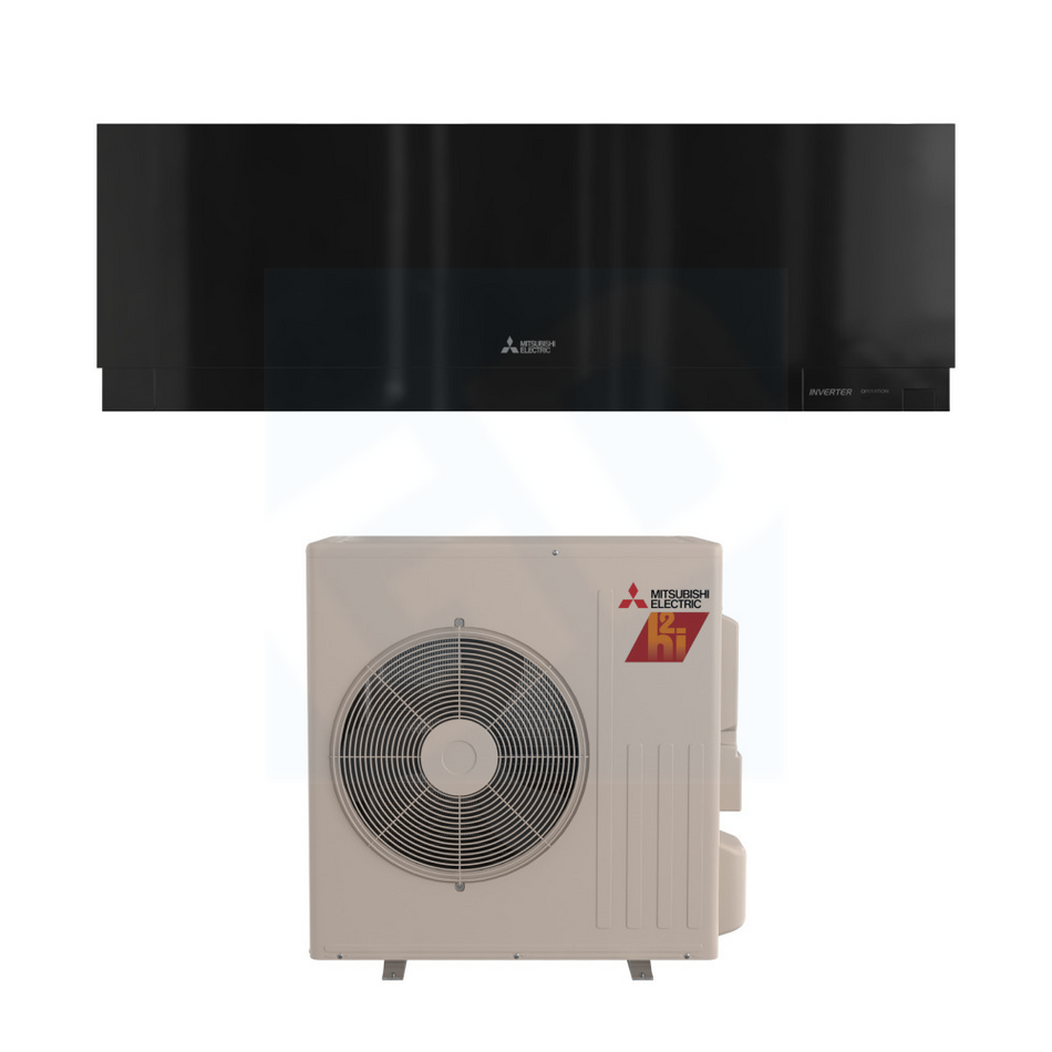 Mitsubishi MSZ-EX12NLB & SUZ-AA12NLHZ 12,000 BTU 17.6 SEER2 Wall Mounted Hyper Heat Pump System - R454B