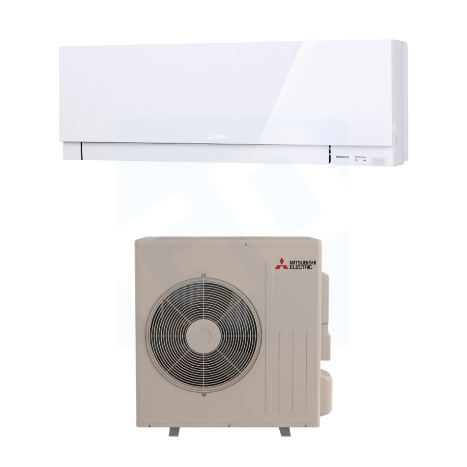 Mitsubishi MSZ-EX15NLW & SUZ-AA15NL 15,000 BTU 20.9 SEER2 Wall Mounted Heat Pump System - R454B