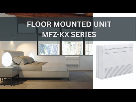 Mitsubishi MFZ-KX12NL & SUZ-AA12NLHZ 12,000 BTU 17.2 SEER2 Floor