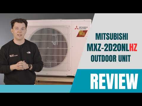 Mitsubishi MXZ-2D20NLHZ 20,000 BTU 2-Zone Hyper-Heating H2i® Heat