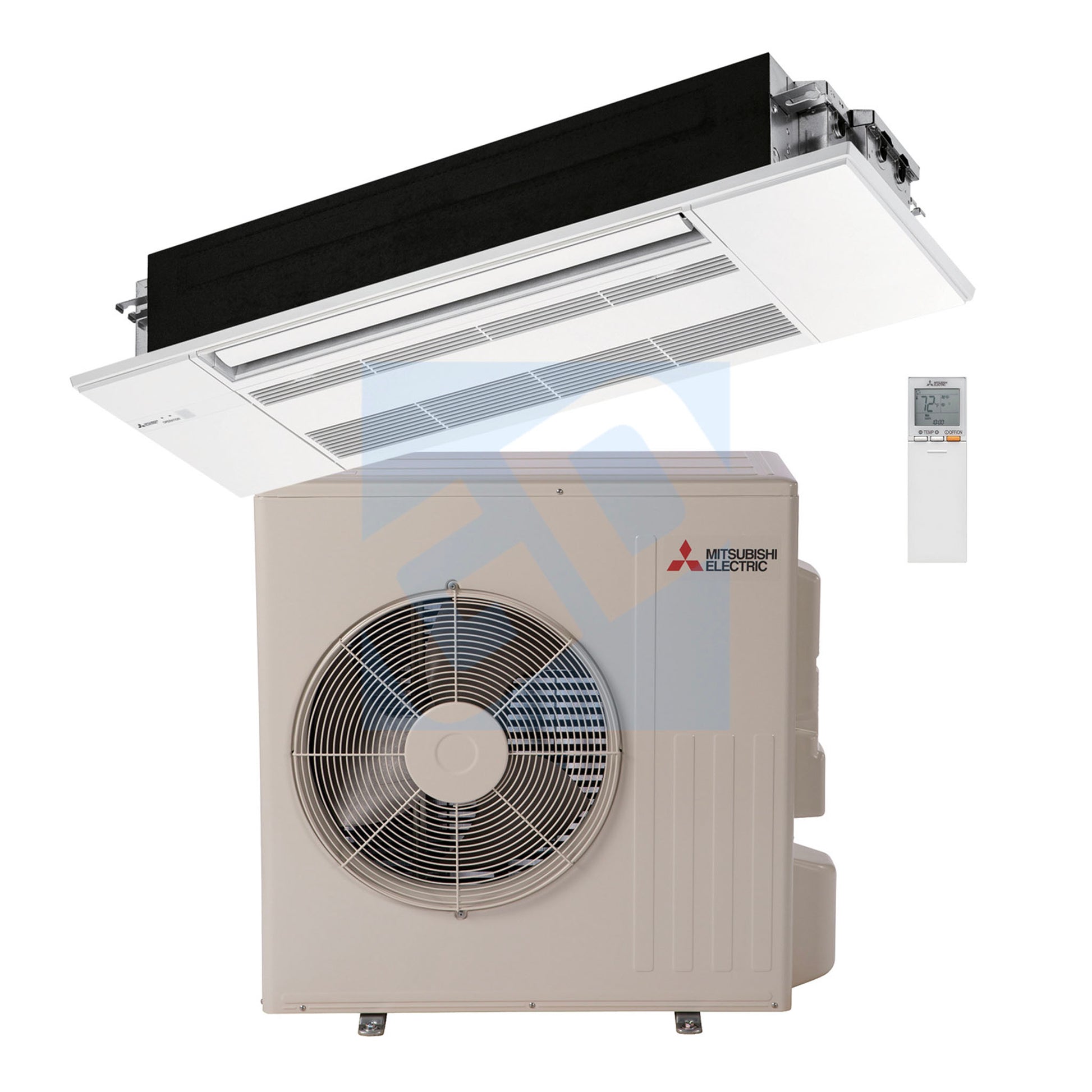 Mitsubishi 18,000 BTU EZ FIT 1-Way Ceiling Cassette System Got