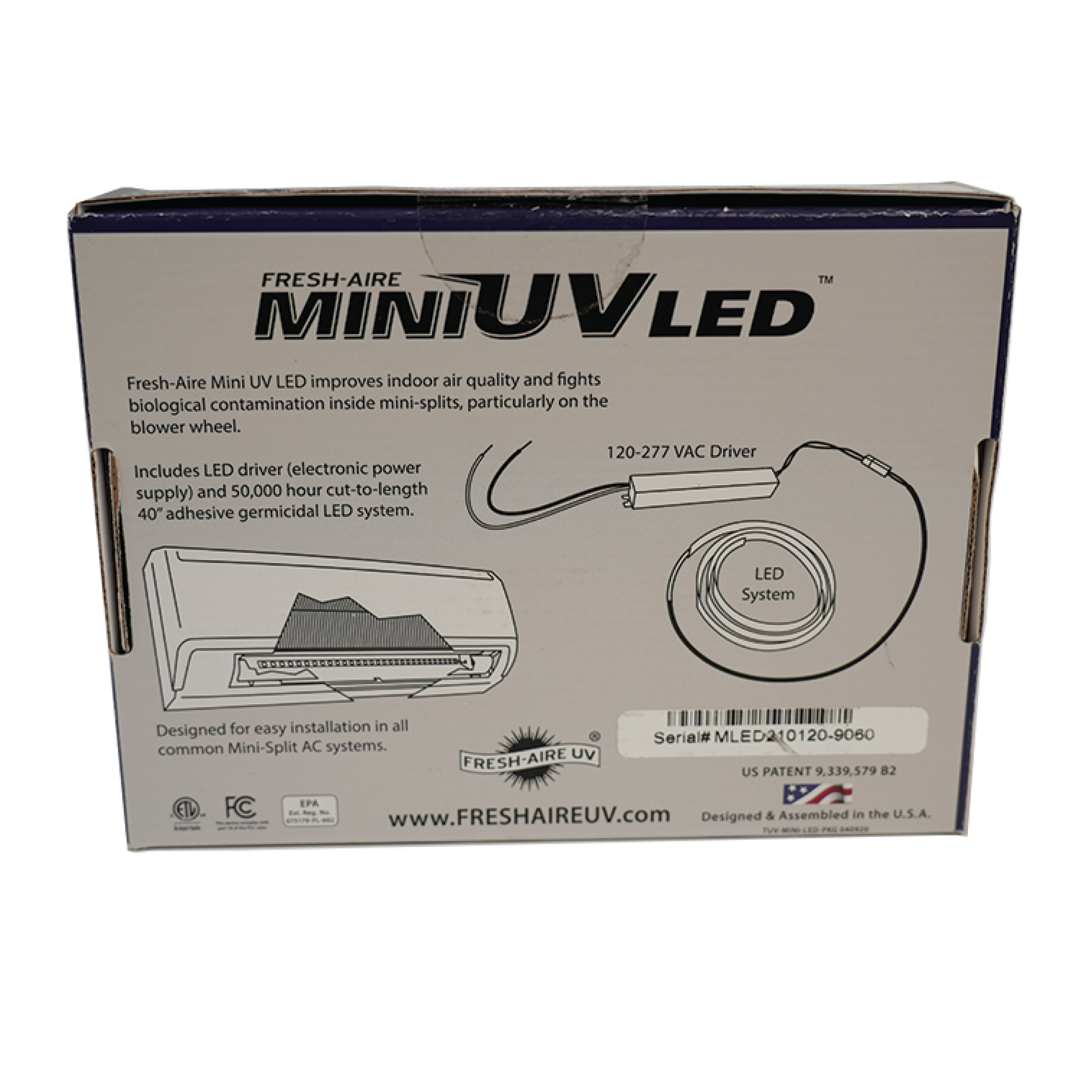 DiversiTech Mini Split UV LED Anti-Microbial Lights | Got Ductless