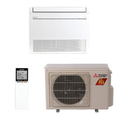 Mitsubishi KJ 15,000 BTU 22.2 SEER Hyper Heat Floor Mounted Heat Pump System