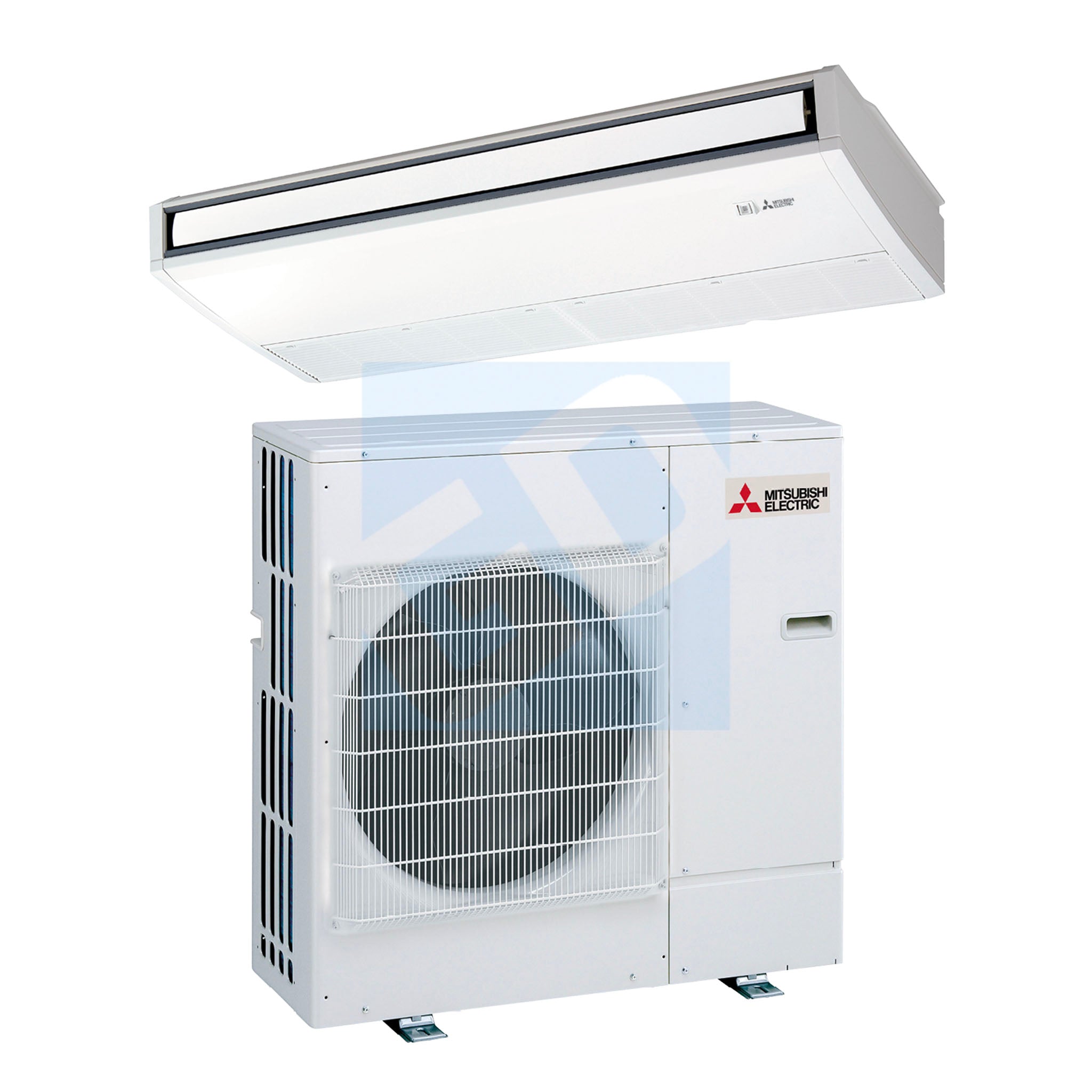 Mitsubishi P-Series 24,000 BTU Ceiling Suspended Single Zone Cooling ...