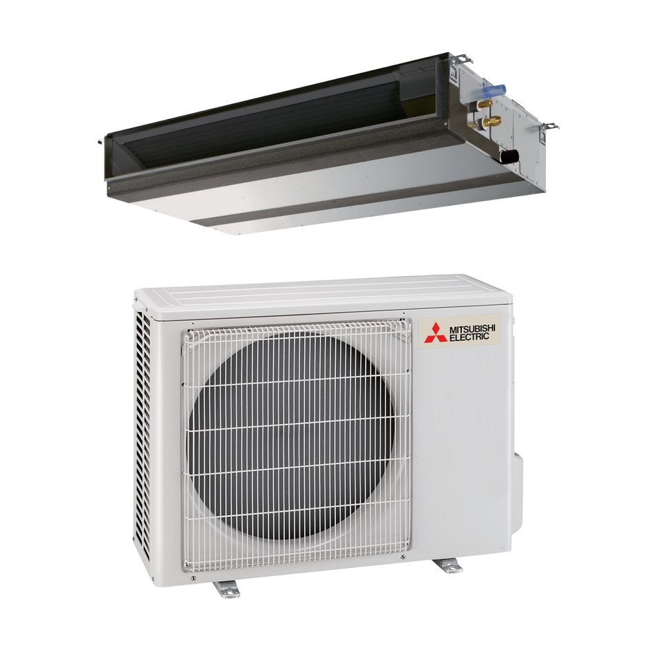 Mitsubishi Horizontal Ducted Single-Zone Ductless/Mini Split Systems ...