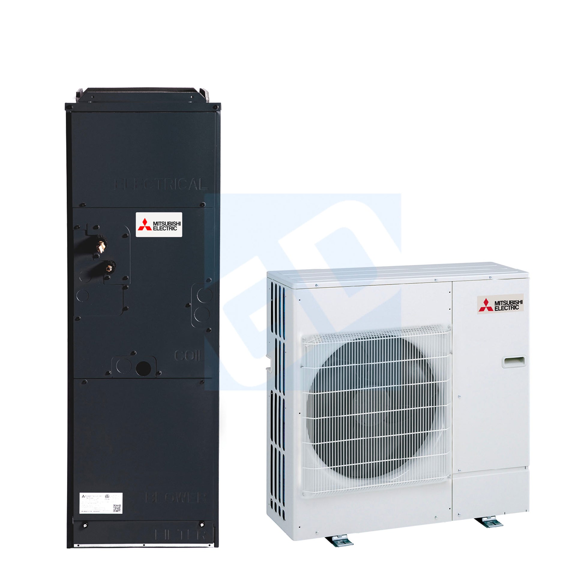 Mitsubishi 24,000 BTU Commercial Multi-Position Air Handler System